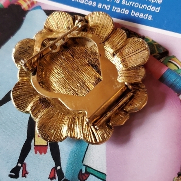 Vintage‎ Gold Roman Coin brooch/ Clip - Picture 3 of 10